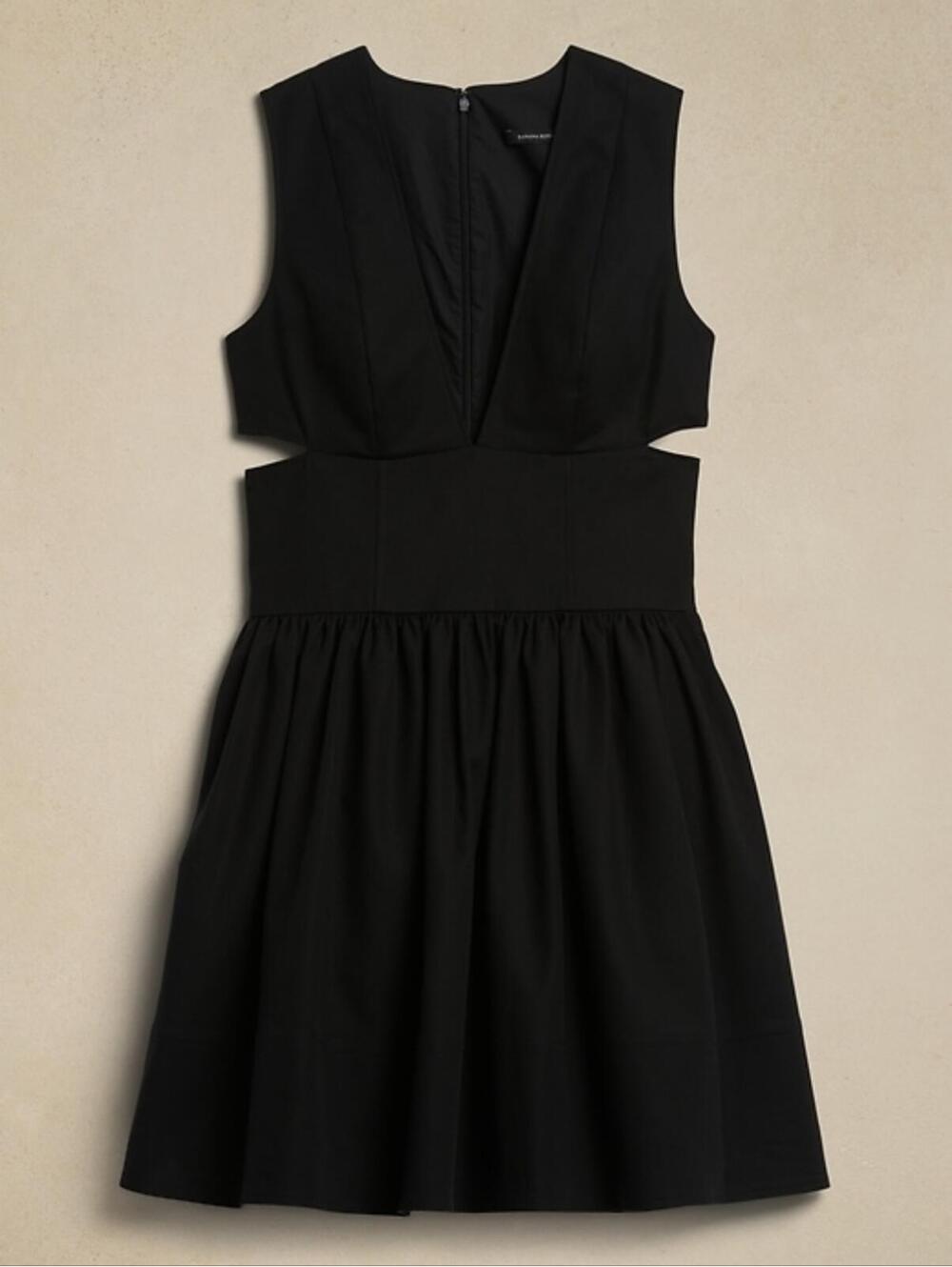 Banana Republic Anisa Cut-Out Mini Dress Black 4P NWOT party cocktail evening - Picture 5 of 8